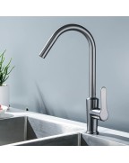 Rotatable mixer faucet with ball